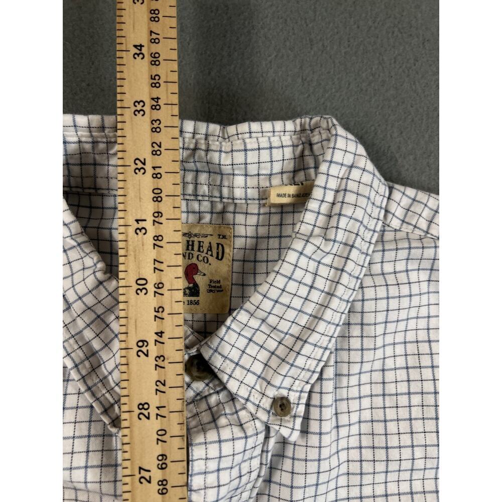 Red Head XLT White Cotton Short Sleeve Button Down Shirt for Men - Picture 5 of 7